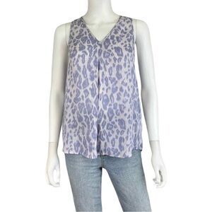 Joie 100% Silk Leopard Print Shell Size XXS I0382